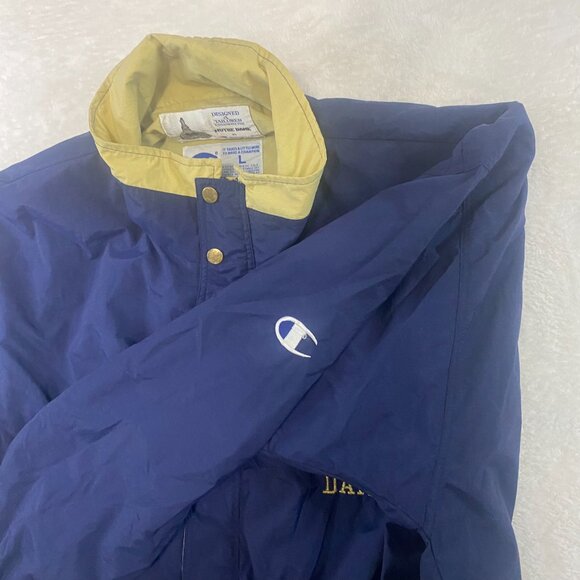 Notre Dame Exclusively Tailored Team Issued Embroidered Champion Jacket Men's L - Picture 9 of 14